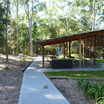 Sheltered picnic table in Carnley Ave Reserve (400102)