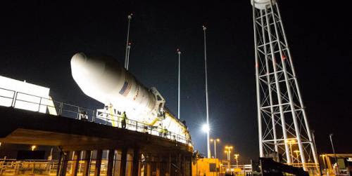 Orbital Rolls Out Antares Prepares For September 17 Launch