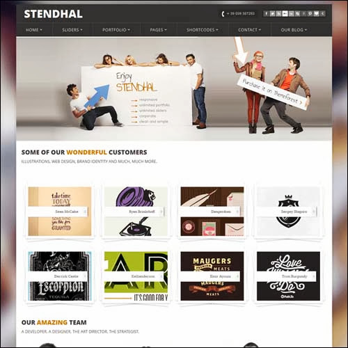 theme wordpress stendhal