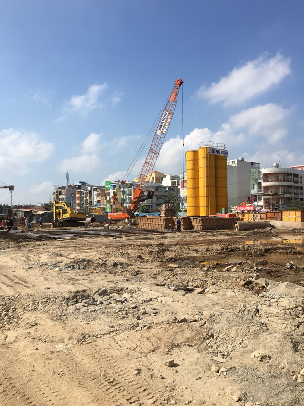Hình ảnh trong công trường