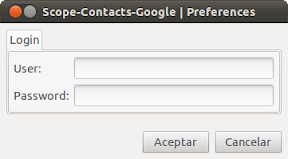 Scope Contacs Google configure