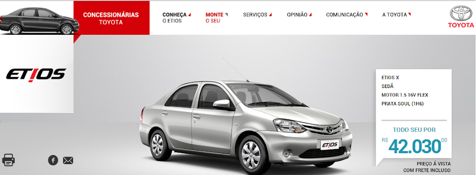 Tabela FIPE - Atenção e cuidados ao contratar um seguro para seu Etios! X+Sedan+Toyota