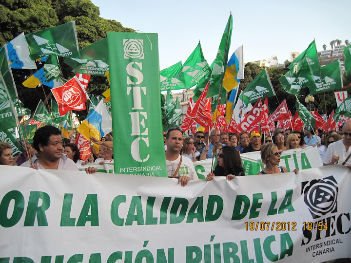 Manifestación en Las Palmas de GC - 19-VII-2012
