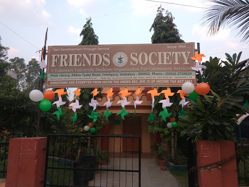 Friends Society, Fatehgunj Main Rd, Petit Library, Jayesh Colony, Fatehgunj, Vadodara, Gujarat 390002, India, Social_Services_Organisation, state GJ