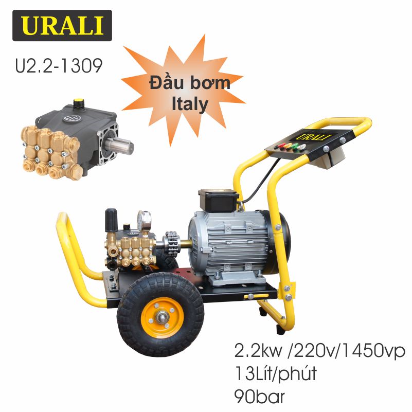 Máy rửa xe cao áp, URALI 2.2kw U2.2-1309 Máy rửa xe cao áp, URALI 2.2kw U2.2-1309