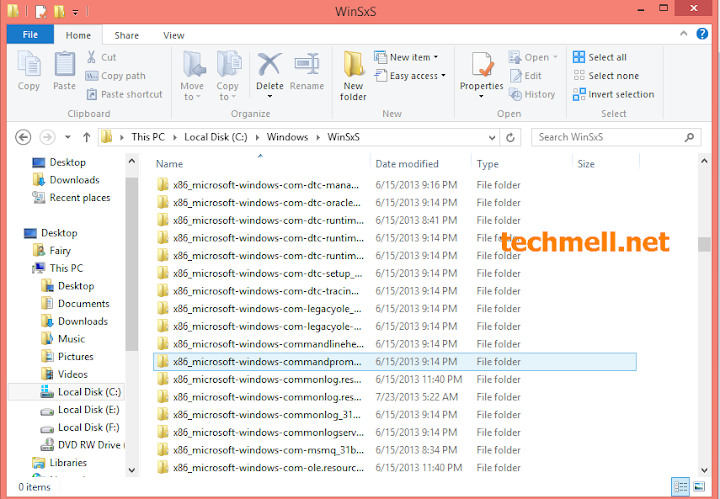 Command Prompt folder for Windows 8.1