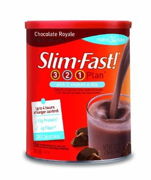  Slim Fast Chocolate Royale Shake Mix Powder, 31.18 oz