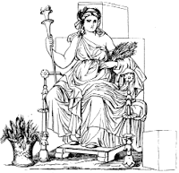 Θεά Δήμητρα,θεά της γεωργίας,δημιουργός φυτών,μητέρα Περσεφόνης,Goddess Demeter