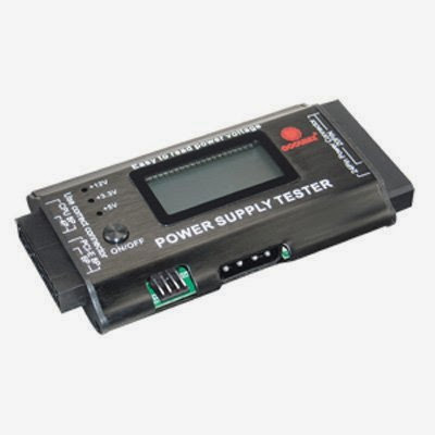  Coolmax PS-228 Black Power Supply Tester with 6 and 8 pin PCI-E Connector
