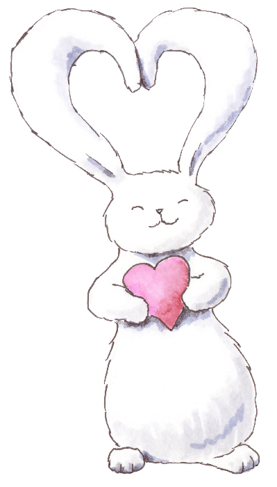 Cocoa Loco, Valentine's Day, funny bunny, humor