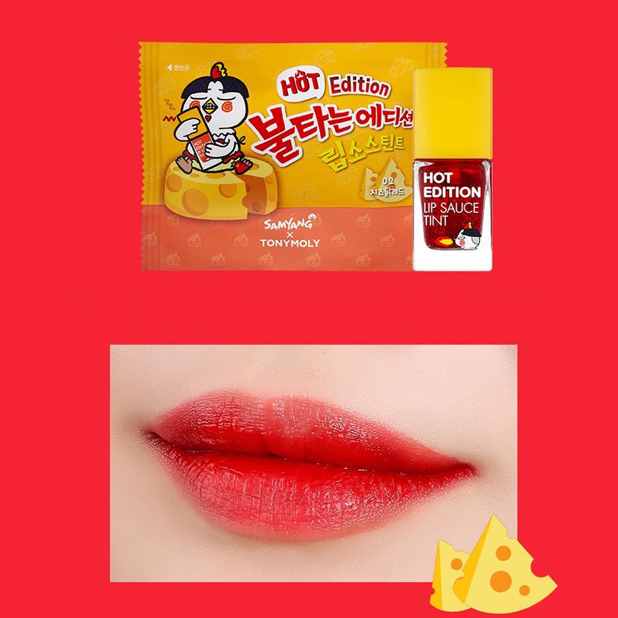 Samyang X TonyMoly Lip Sauce Tint Cheese Red