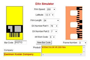 Color Plus 200 a DXn Simulator oldalán
