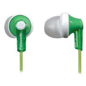 Panasonic RPHJE120G In-Ear Headphone, Green