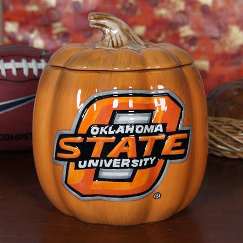  Oklahoma State Cowboys Halloween Pumpkin Candy Bowl