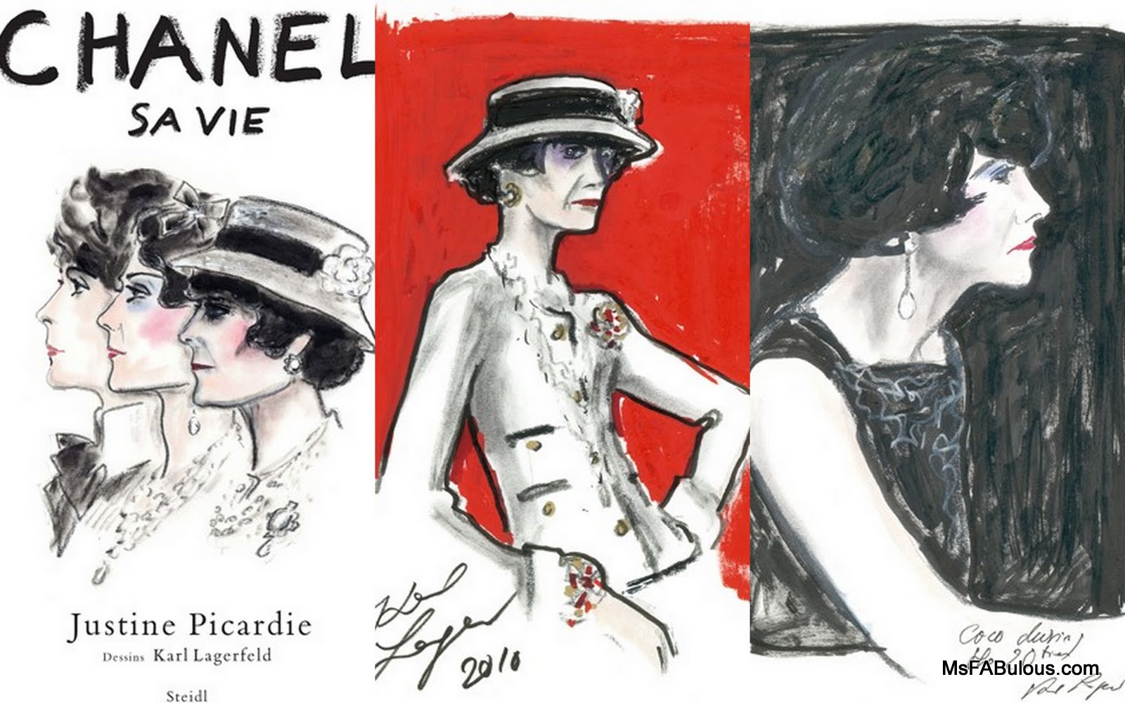 MS. FABULOUS: Karl Lagerfeld Sketches Chanel for Bio