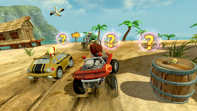 Game đua xe thú trên điện thoại - Beach Buggy Racing
