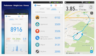 Pedometer android app