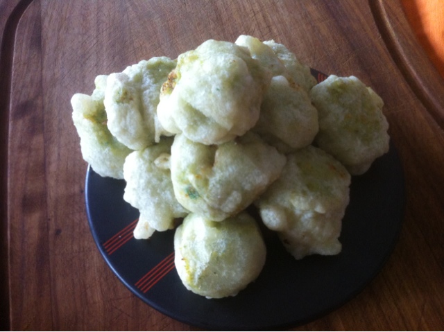 ricetta del riciclo polpettine di pollo e zucchine in tempura