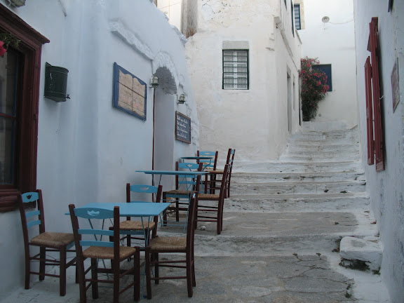 Callejuela en Chora, isla de Amorgós