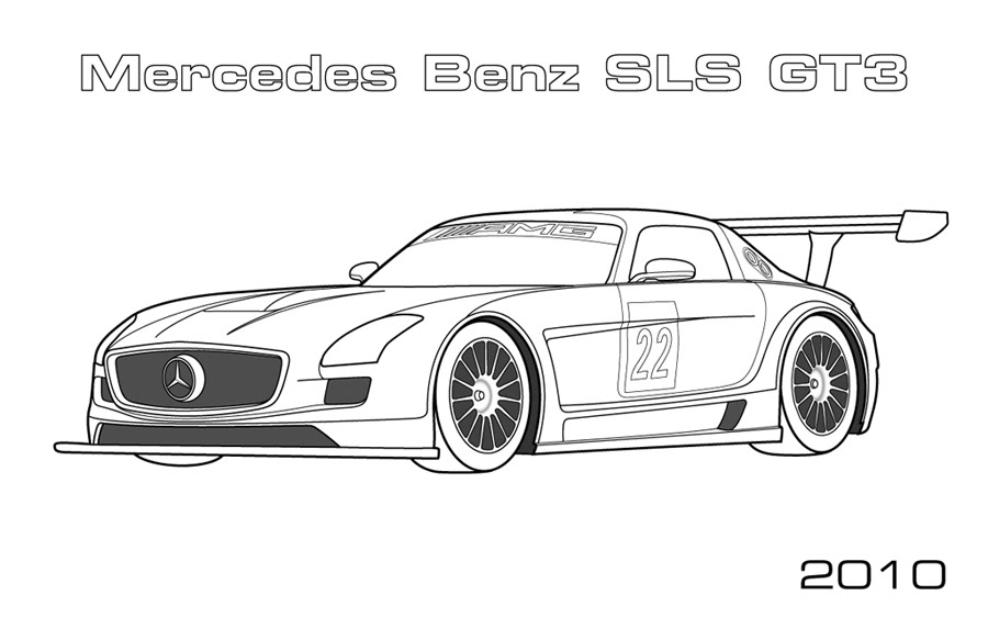 Download GT Cars - Car Coloring Pages