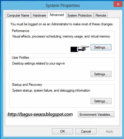 Increase the size of virtual memory in windows8