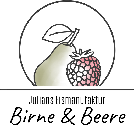Julians Eismanufaktur Birne & Beere logo