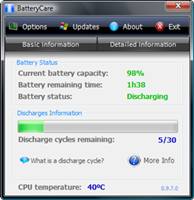software monitoring batery laptop