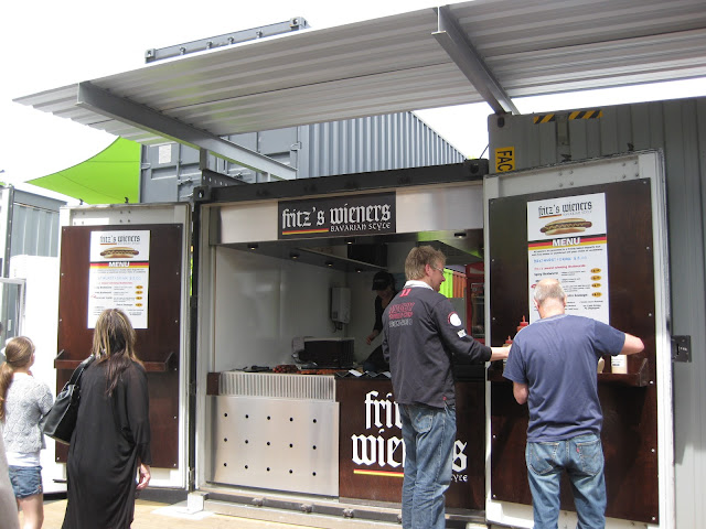 The German bratwurst stand has also relocated to Cashel container mall, from its previous location next to the arts centre.