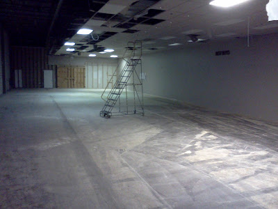 After the floor scraping and cleanup