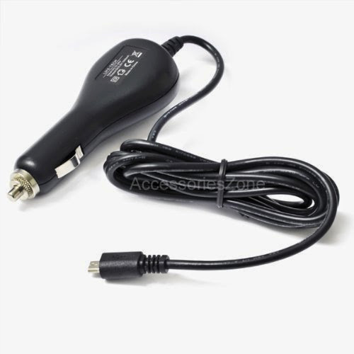 Premium Straight Cord Car Charger For External Battery Case Juice Pack Air / Helium (iPhone 5)