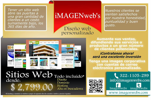 imagenwebs: Diseño web, Océano Ártico, Cristóbal Colón, 48327 Puerto Vallarta, Jal., México, Diseñador gráfico | JAL
