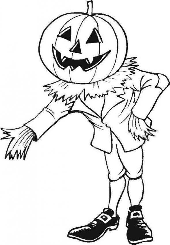 halloween cartoon coloring pages - photo #8