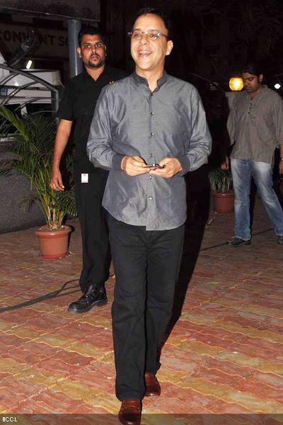 Vidhu Vinod Chopra arrives at the launch of author Rahul Pandita's latest book 'Our Moon Has Blood Clots', held at Title Waves Book Store in Mumbai on February 4, 2013. (Pic: Viral Bhayani)