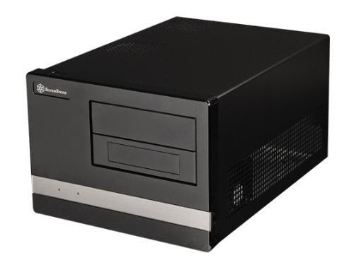  Silverstone Tek SG02B-F-USB3.0 ABS/SECC Steel MicroATX Desktop Computer Case with 2X USB3.0 Front Ports Cases (Black)