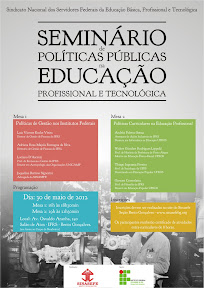 Seminário de Politicas Públicas na Educação Profissional e Tecnológica