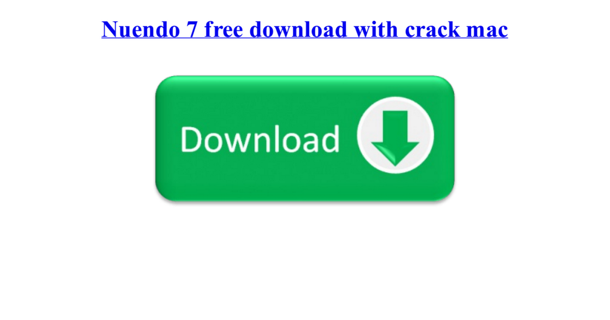 Download nuendo 4 mac full version