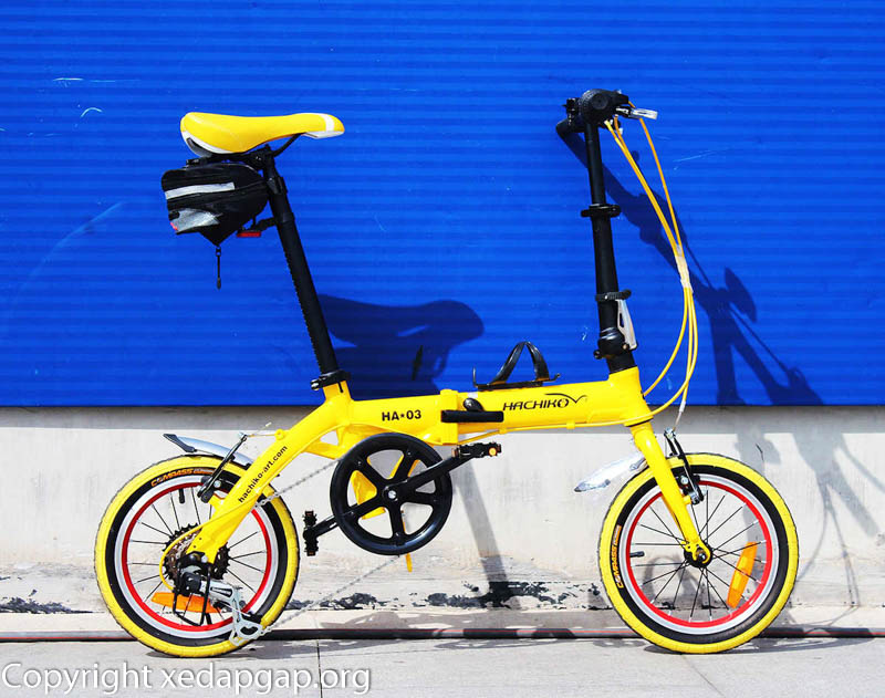 Xe đạp gấp Hachiko HA01- Xe đạp gấp Nhật Bản - 6