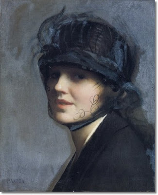 William Mcgregor Paxton - Portrait of Charlotte Morgan Mcfadden