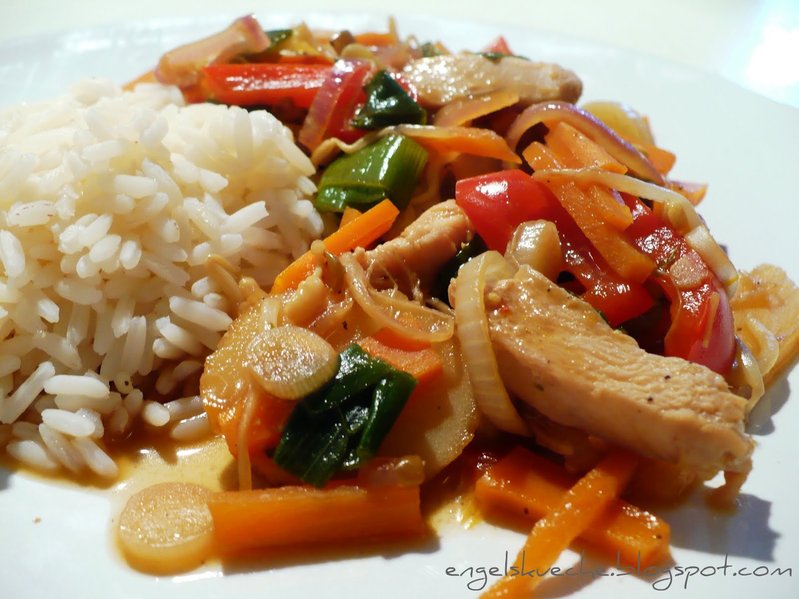 Essen aus Engelchens Küche: Chinesische Reispfanne