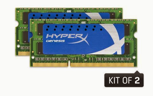  HyperX Genesis 8GB 1600 MHz DDR3 PC3-12800 Non-ECC CL9 SODIMM Notebook Dual Channel Memory KHX1600C9S3K2/8GX