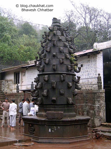 Deepmaal [chain of lamps literally] in the temple premises of Bhimashankar