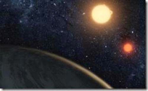 Two Sun On The Planet Kepler 16B