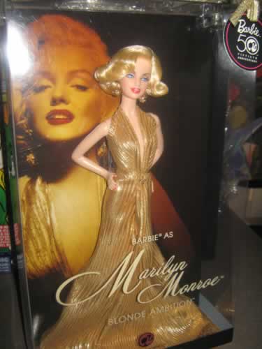 Barbie Marilyn Monroe, como "la Ambición Rubia"