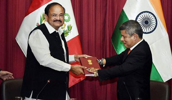 India and Peru Signed an Agreement on Cooperation in the field of Renewable Energy
