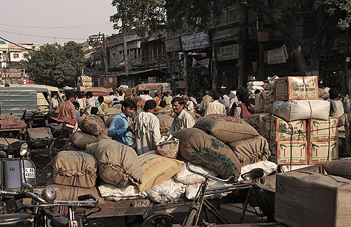 Working in Chandni Chowk Working in Chandni Chowk