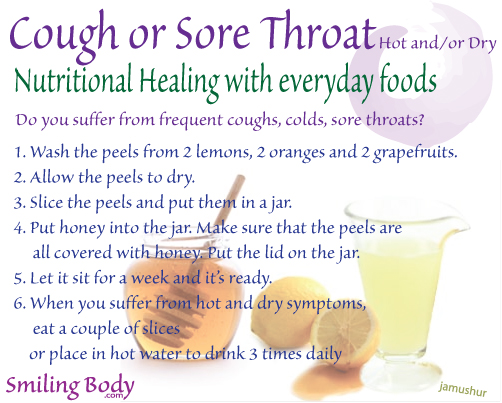 Cough Sore Throat Remedy - Smiling Body