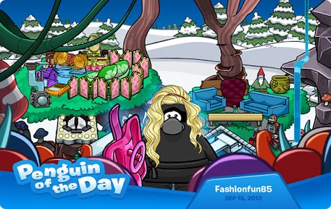 Club Penguin Blog: Penguin of the Day: Fashionfun85