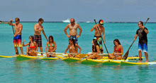 J/24 sailors in paddleboard race to determine who wins!