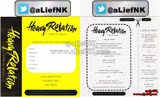JKT48 Heavy Rotation Type-A | Special Prize Card [image by @aLiefNK]