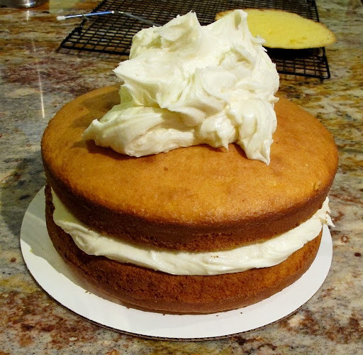 Lemon Blossom Cake {Lemonade Cake}